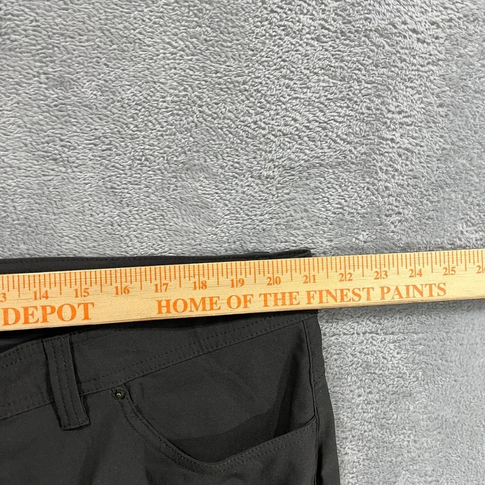 Prana Brion II Pants 42x30 Stretch Slim Fit Tapered Dark Iron Gray Hiking Trails
